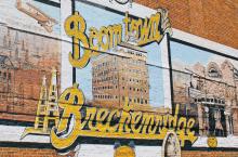 The mural in Foundation Park in Breckenridge. The city recently joined 36 other communities in the North Central Texas area which achieved a Film Friendly Texas designation through the Texas Film Commission. Archive photo