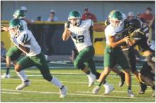 Jaime Cruz’s 75-yard fumble recovery for a touchdown gave the Buckaroos a 14-0 lead in the first quarter. Cruz finished the game with 10 tackles on defense and one catch for 25 yards and one touchdown on offense. Photo/Mike Williams