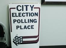 Election Day for the Breckenridge City Commission was held Saturday, May 3 in the commission meeting chambers at City Hall. Photo/Alex Kielar
