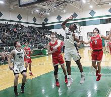 Bucks drop district contest against Eagles, 67-50