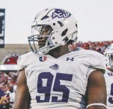 As he had a stronger development, Lawson was considered one of the top players in FCS football during his sophomore year. With the Wildcats, he led the team with 14 tackles for loss and 5.5 sacks that season. Contributed photo