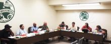 City to receive assistance from firm in locating new city manager; sets proposed property tax rate