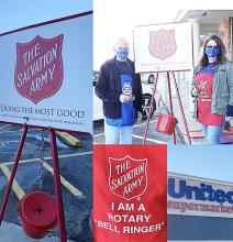 Lions/Rotary Club of Breckenridge ring holiday bells