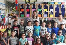 Mrs. Kennedy’s first grade class wins food drive challenge