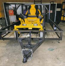 The Breckenridge FFA Booster Club is raffling off a 42-inch zero turn mower, along with a 6x10 trailer. Contributed photo