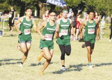 The Breckenridge High School boys’ varsity cross country team advanced to the 3A Region 1 Cross Country Championships after finishing second Wednesday, Oct. 9 in the District 8-3A Cross Country Meet at Dublin High School. Photo/Mike Williams