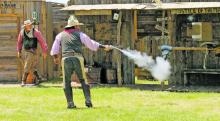 A shoot-out held during last year’s Stephens County Frontier Days. File photo