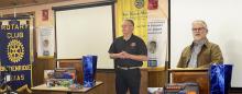 Toys for Tots and All His Children Angel Tree visits Rotary Club