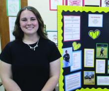 Stephens County 4H member Sylee Mitchell was recently elected as District 3 4-H parliamentarian, elected out of 11 other candidates to the position which covers 11 other counties along with Stephens County. Photo/Alex Kielar