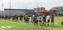 Bucks/Lady Bucks hit the field for conditioning skills