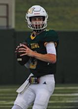 A Cisco College commit, Zage Gravitt represented Breckenridge and Wichita Falls at the Oil Bowl Football Classic at Memorial Stadium in Wichita Falls over the weekend. The gunslinger threw for five touchdowns as a member of the East All-Stars. Photo/Alex Kielar
