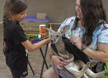 Creature Teacher shows off animals