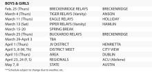 Breckenridge Relays start with BHS track & field events