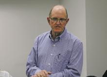 New Animal Control Operations Supervisor Steve Jennings was introduced Tuesday, Feb. 4 by Breckenridge Police Chief Blake Johnson at the city commission meeting. Photo/Alex Kielar