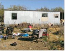 A property at 1208 W. 3rd that was one of six discussed by the Breckenridge City Commission which were determined to be dangerous. Photo/City of Breckenridge