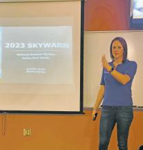 Local first responders and citizens were in attendance last week at the SKYWARN Storm Spotter Class. The class was held last Wednesday, March 1 and offered by the National Weather Service – Fort Worth. Those who attended learned about different severe weather threats and what to do during inclement weather. Contributed photo