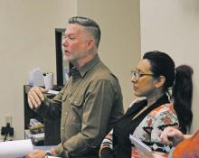 JB Sparks, head of the Breckenridge Downtown Development Council, speaks to Breckenridge City Commissioners during their regular meeting last Tuesday, Oct. 11 Photo/Stevie Watkins