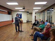 Jodey Arrington visited Breckenridge on Tuesday, May 28 for a townhall. BA photo by James Norman