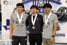 Breckenridge High School powerlifters Erik Saucedo, Leo Mendoza and Eduardo Salazar qualified for the Texas High School Powerlifting Association’s State Championships. The competition was held Friday, March 27 at the Taylor County Expo Center in Abilene. (Archive photo)