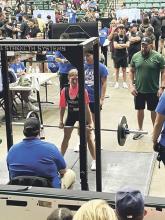Isabelle Biddison is one of two freshman to represent Breckenridge High School last week in the Texas High School Women’s Powerlifting State Championships. She has been named as one of the American's Athlete's of the Week. Contributed photo
