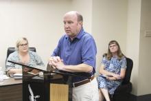 Ken Coignet, vice president of Public Management Inc., explained the next steps for the city's comprehensive plan Tuesday, July 2 during a Breckenridge City Commission Meeting. Photo/Mike Williams