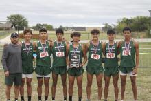 With a second-place finish at the district cross country meet in Dublin on Wednesday, Oct. 11, the BHS boys' varsity cross country team advanced to the 3A Region I cross country meet Monday, Oct. 23 at Mae Simmons Park in Lubbock. Contributed photo/Adrian Martinez