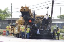 The Texas Department of Transportation began work on a pair of projects on Hwy. 180 last week. Photo/Mike Williams