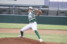 Karter Smalley struck out 10 batters in 6 1/3 innings Tuesday in a 6-0 win at Early. Photo/Mike Williams