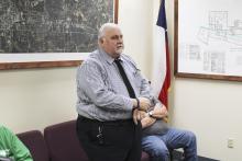 Breckenridge Police Department Interim Police Chief Tommy Williams was introduced Tuesday, Feb. 6 during a meeting of the Breckenridge City Commission Photo/Mike Williams