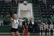 (Photo/Alex Kielar) Lane Bartoskewitz earned the Lady Bucks’ lone first team all-district honor for her work as an outside hitter this season, finishing her high school career with over 400 kills and 450 digs. 