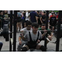 (File Photo/Alex Kielar) Seen lifting in the state powerlifting meet in Abilene last year, Lesavier Gutierrez is one of the top returning lifters for the Buckaroos as they get set to begin the 2026 season with the Buckaroo Bash powerlifting meet Thursday, Jan. 22. 