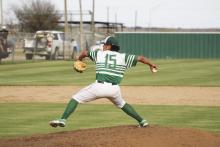 Neiko Martinez struck out seven batters during the Buckaroo's win Wednesday over Dublin. Photo/Mike Williams