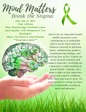 Since 1949, the United States has recognized May as Mental Health Awareness Month.  This year one Breckenridge community member is looking to spread awareness with a community event this weekend.
