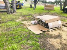 The first deliveries for the new playground a the Breckenridge City Park began arriving last week. Contributed photo/City of Breckenridge