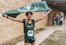 BHS sophomore Chance Stewart (pictured at the UIL Region I 3A Championship in Lubbock) finished 55th overall in the 2023 UIL State Championship in Round Rock on Friday, Nov. 3. Contributed Photo/ Karla Stewart