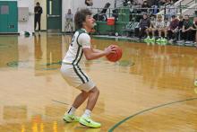 (Photo / Alex Kielar) The Buckaroos head back home Friday after two straight road wins against Tolar and Eastland. Ryan Waller scored 25 total points in the wins. 