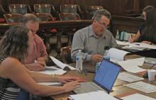 (Photo/Alex Kielar) Stephens County Commissioner’s Court adopted the fiscal year 2026 budget and tax rate at their latest meeting Monday, Sept. 22 after a public hearing in which there were no public commenters. 