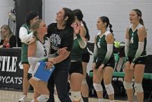 (Photo/Alex Kielar) The Lady Bucks volleyball team is getting set to play at home for the second time this season, Saturday, Sept. 6. 