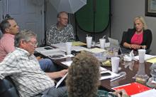 (Photo/Alex Kielar) The Stephens Memorial Hospital board of directors had their initial discussions on their first draft of the preliminary fiscal year 2026 budget at their meeting Thursday, July 31. The board also passed a proposed increase of 4% tax rate and they will have a hearing and a budget workshop at their Thursday, Aug. 28 meeting. 