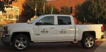 Shown here is a truck set to be raffled off by the Breckenridge Chamber of Commerce.