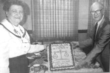 Shown here is a file photo from 1994 of Stephens County Justice of the Peace Veva Ford announcing her retirement.
