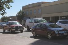 Cars drive through Breckenridge on Sept. 27, 2018. BA photo by James Norman