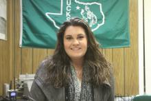 Sarah Trocolli graduated from Baylor last fall, and was hired by TSTC full-time after interning with them. BA photo by James Norman